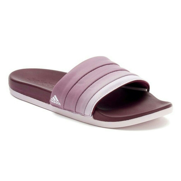 adidas adilette purple
